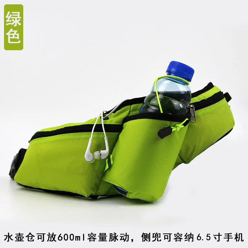 Waterproof Nylon Waist Bag Multi-Function Running Kettle Marathon 6 5 Inch Mobile Phone Fitness