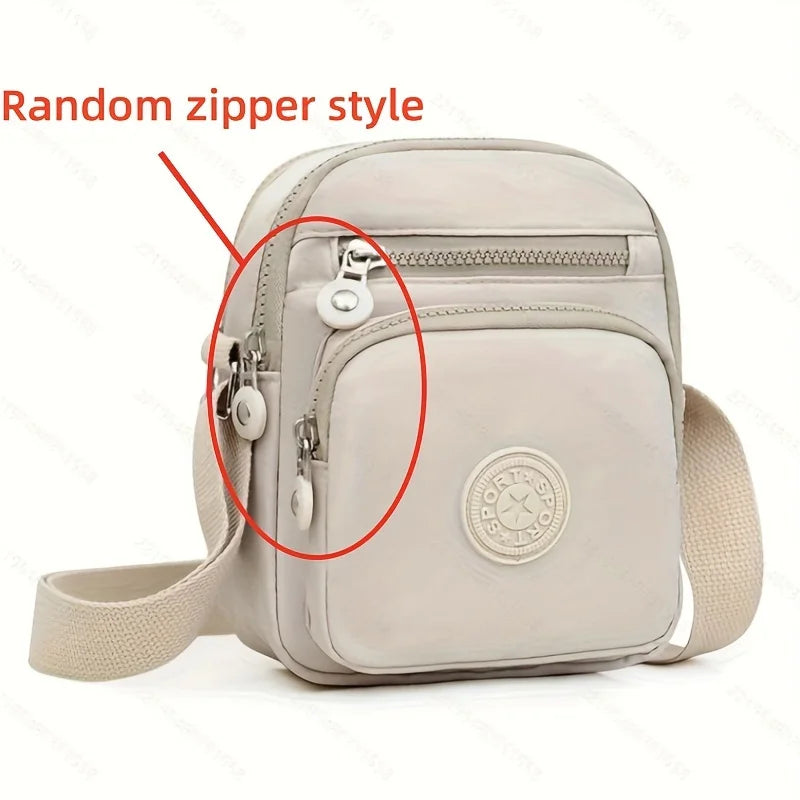 Oxford Cloth Crossbody Bag Women Multi-Pocket Messenger Bag