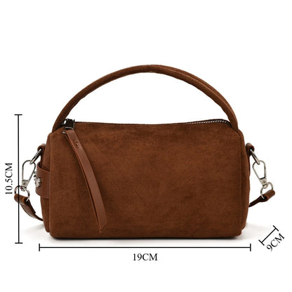 Retro Mini Crossbody Bag for Women – PU Leather Shoulder Purse