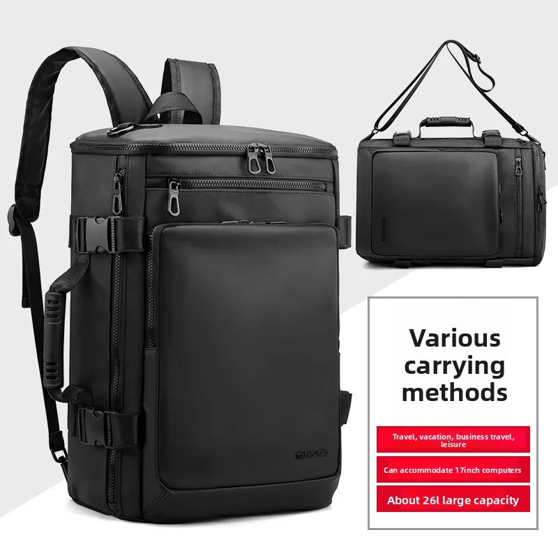 Multifunctional business shoulder waterproof travel bag cross-body large capacity backpack