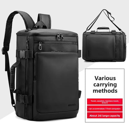 Multifunctional business shoulder waterproof travel bag cross-body large capacity backpack