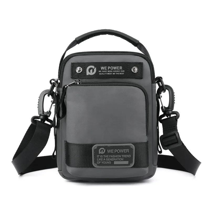 Men S Shoulder Bag Waterproof Outdoor Multifunctional Waist Leisure Cross-Body - Waterproof