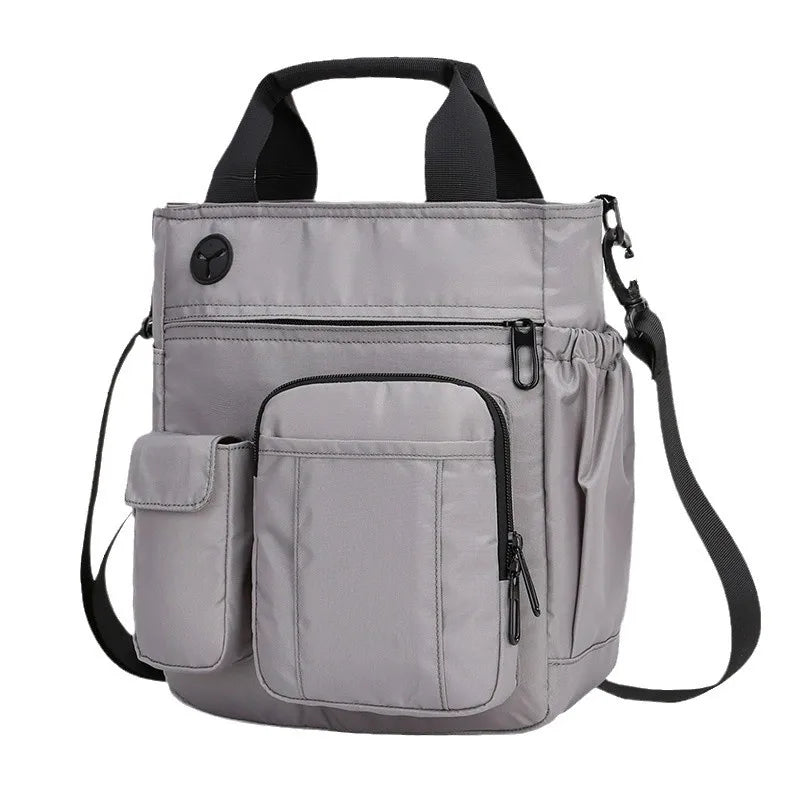 Shoulder Crossbody Bag Men S Casual Multi-Function Portable Business Oxford Cloth File Computer