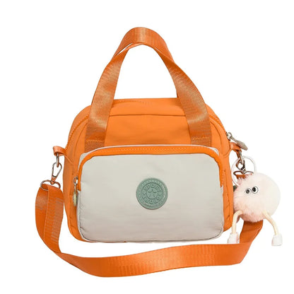 Everything Square Ladies Shopping Portable Light Anti Splashing Nylon Bag Casual Crossbody
