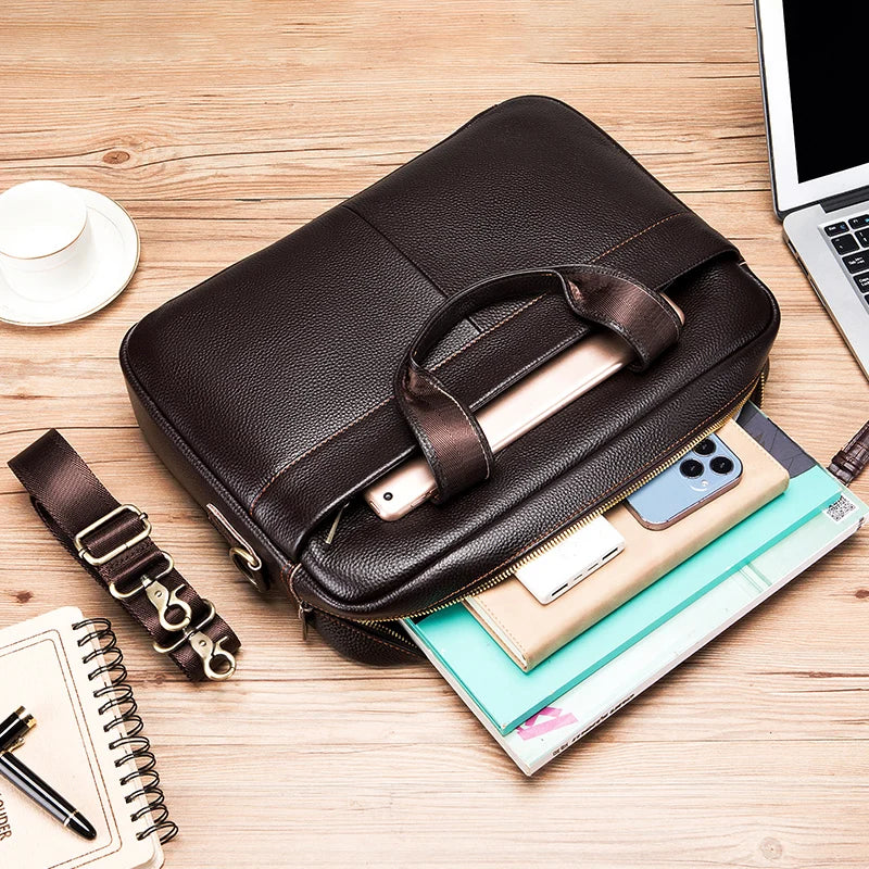 14 Inch Computer File Bag Selling Men S Bags Leather Handbags