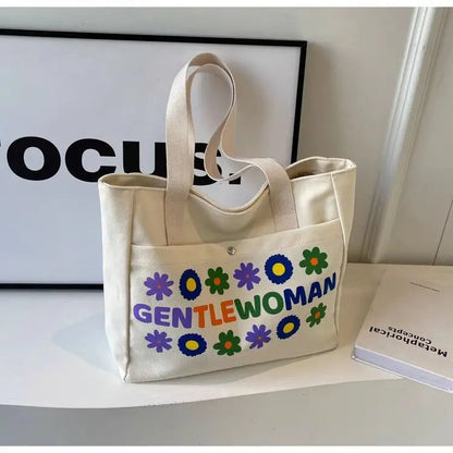 Commuting Canvas Bag Women S Wholesale Fashionable Casual Armpit Bag Large Capacity Trendy Korean
