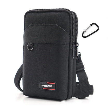 Waterproof Waist Bag Purse Single Double Layer Outdoor Military Waist Fanny Pack Men Phone Pouch