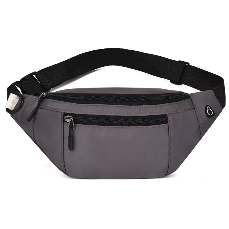 Fashionable Waist Bag Simple Multifunctional Shoulder Crossbody Go Out Oxford Cloth Change Mobile