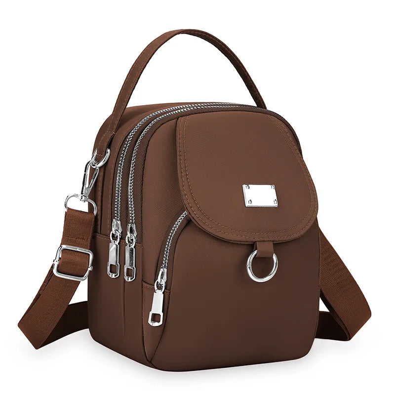 Crossbody Shoulder Bag – Compact Unisex Everyday Purse with Phone Pocket