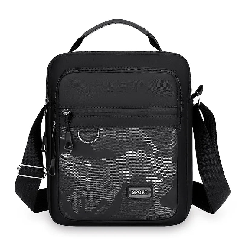 Multifunctional Simple Sports Outdoor Shoulder Crossbody Bag Trend Men S Large Capacity