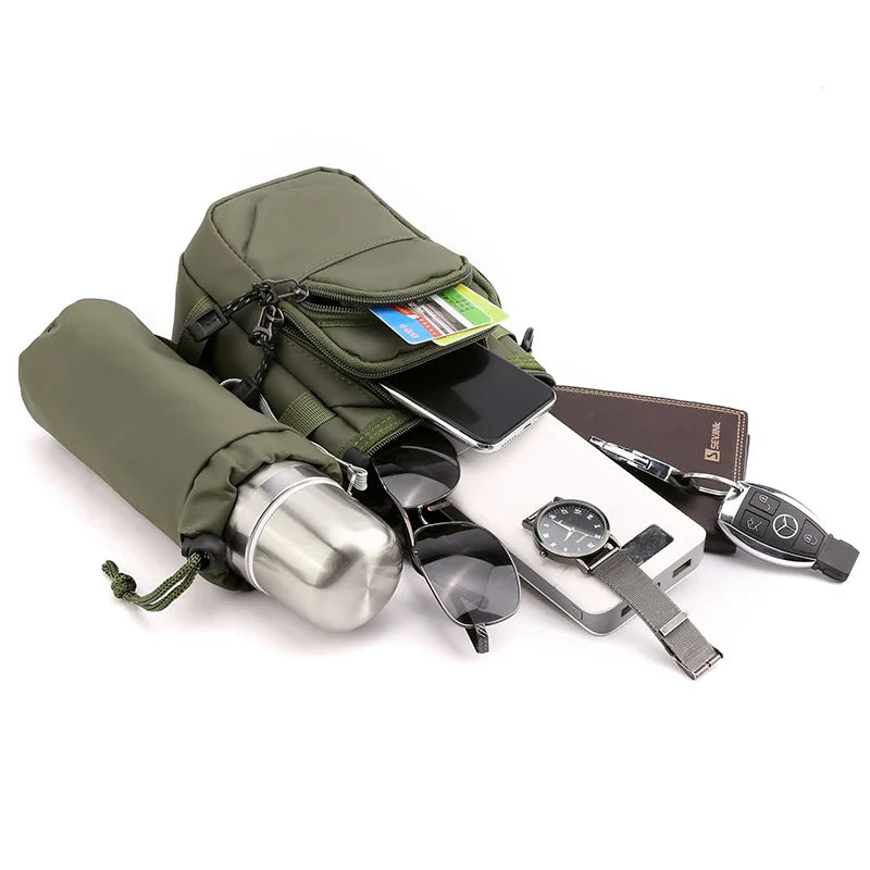 Outdoor Waist Bag Multi-Function Kettle Storage Men Women Running Riding Belt Diagonal Cross