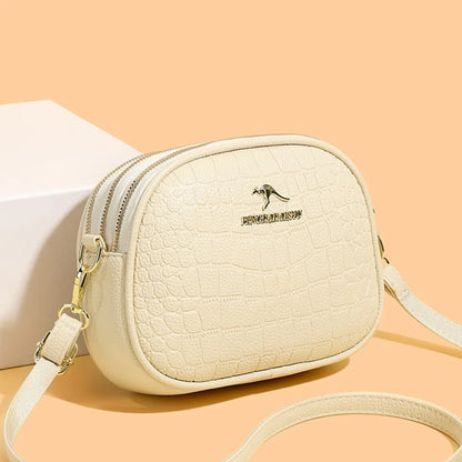 Crocodile PU Leather Women's Crossbody Bag – Light Luxury Shoulder Handbag