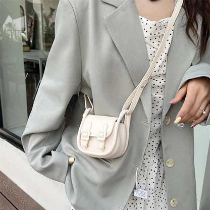 Mini Saddle Crossbody Bag for Women – Vintage Style