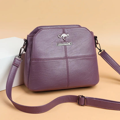 Crossbody Bag for Women – Synthetic Leather Square Shoulder Bag
