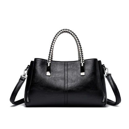 Luxury Designer Handbag for Women – 3-Layer Soft PU Leather Tote & Crossbody Bag