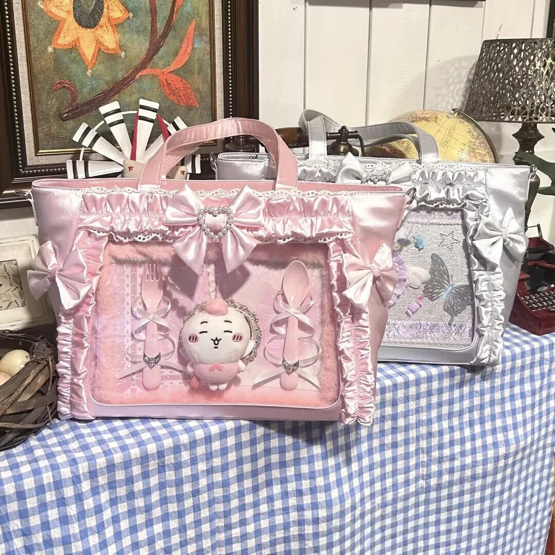 Ita Bag Transparent Window Tote for Anime & Lolita Fans
