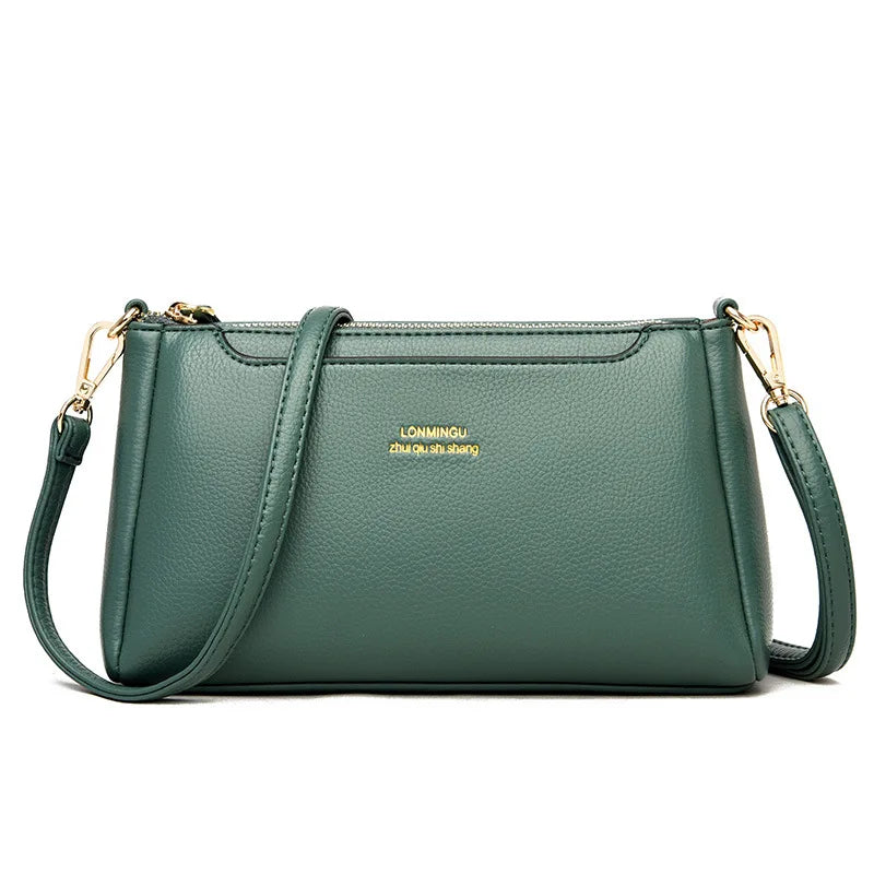 Horizontal Square-Shaped Crossbody Bag Simple Women S Crossbody Bag Commuting Single-Shoulder Bag