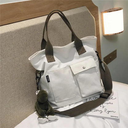 Canvas Tote Bag for Women – Shoulder & Crossbody Handbag