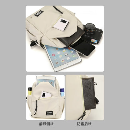 Men S Women Nylon Waterproof Travel Crossbody Simple Large Capacity Shoulder Bag - Waterproof