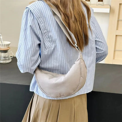 Crescent Crossbody Bag Women Large Capacity Lightweight Shoulder Bag