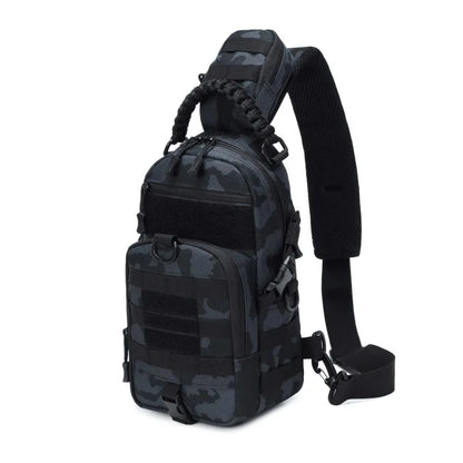 Waterproof Nylon Bloa Bag Camouflage Outdoor Chest Bag Multi-Functional Mountaineer Shoulder