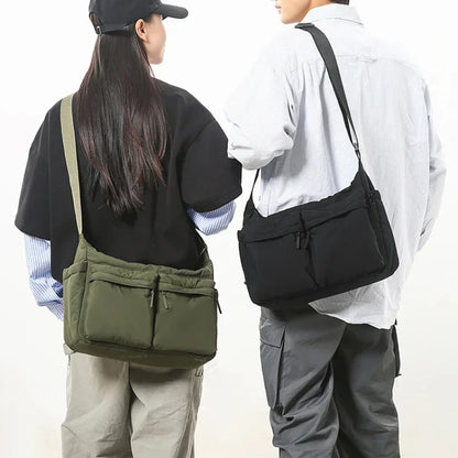 Casual Multi-Pocket Messenger Bags Women Nylon Shoulder Bag Ladies Large Handbags Female Travel