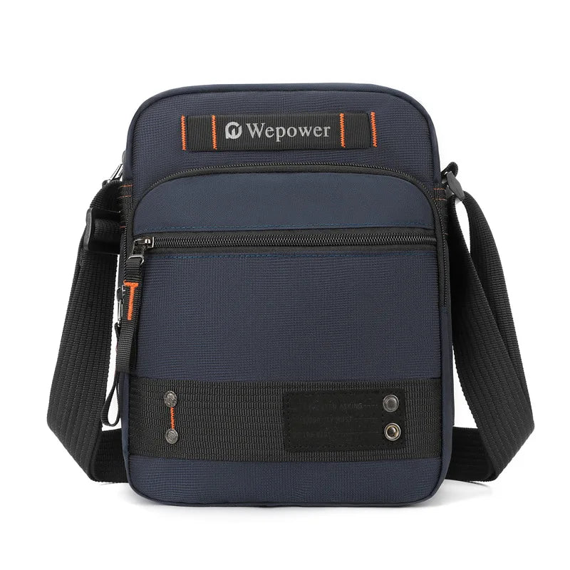 Nylon Waterproof Men S Shoulder Bag Multi-Layer Wear-Resistant Light Leisure Travel - Waterproof