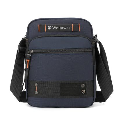 Nylon Waterproof Men S Shoulder Bag Multi-Layer Wear-Resistant Light Leisure Travel - Waterproof