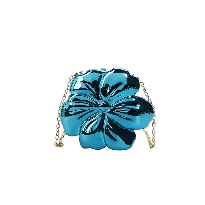 Creative Acrylic Flower Bag Banquet Dinner Party Bag Women Fashionable Socialite Shoulder Crossbody