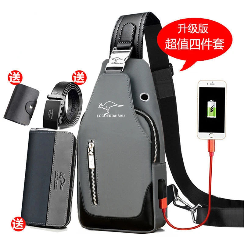 Crossbody Sling Bag – Waterproof Waist Bag for Sports and Travel