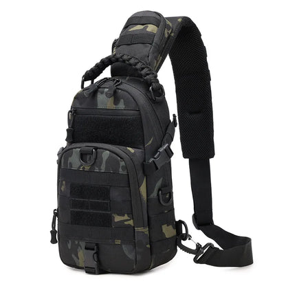 Waterproof Nylon Bloa Bag Camouflage Outdoor Chest Bag Multi-Functional Mountaineer Shoulder