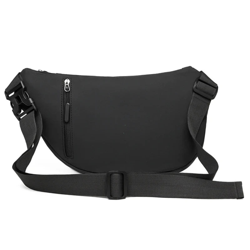 1pc Anti-Theft Triangle Cross Bag Adjustable Strap - Casual Chest Men