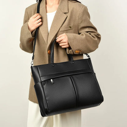 Women's Laptop Business Handbag – Large Shoulder Tote Bag