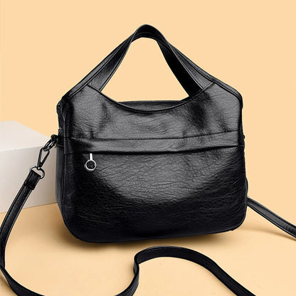 Leather Crossbody Bag – Women's Vintage Shoulder Bag