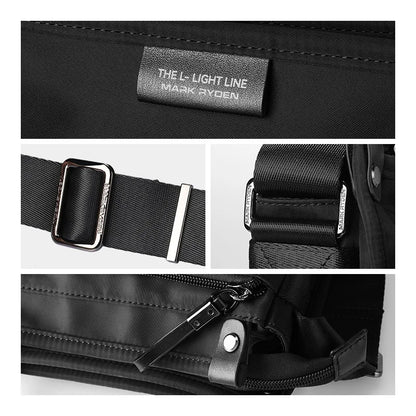 Shoulder Bag Vertical Men Sling Leisure Oxford Cloth Waterproof Large Capacity Multi-Function
