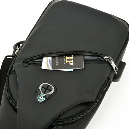 Men S Outdoor Running Mobile Phone Storage Multi-Function Large Capacity Chest Bag Shoulder