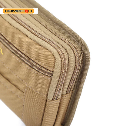 Men S Waterproof Tactical Waist Pack Molle System - Nylon Bum Bag Outdoor Military Sport Hunting