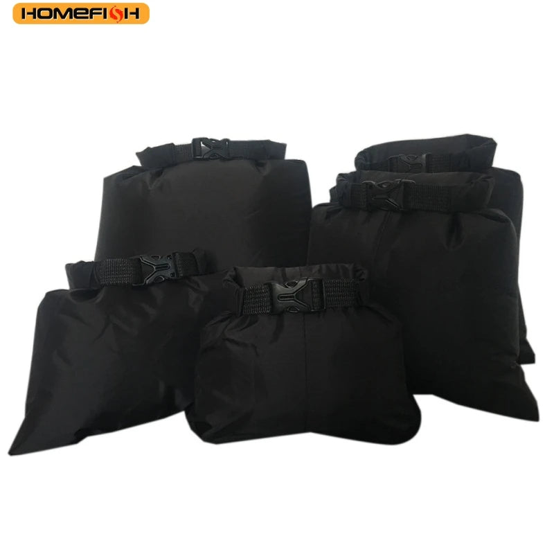 Homefish 5pcs Waterproof Dry Bag Camping Drifting Hiking Swimming Rafting Kayaking River Trekking