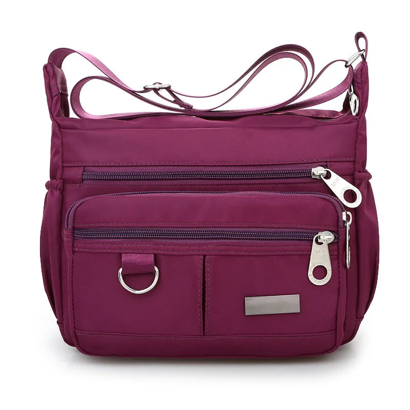 Women S Crossbody Bag Waterproof Oxford Fabric Backpack Crossbody Single-Shoulder Bag - Waterproof