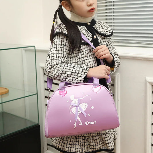 Dance Crossbody Bag Children S Single-Shoulder Dance Backpack