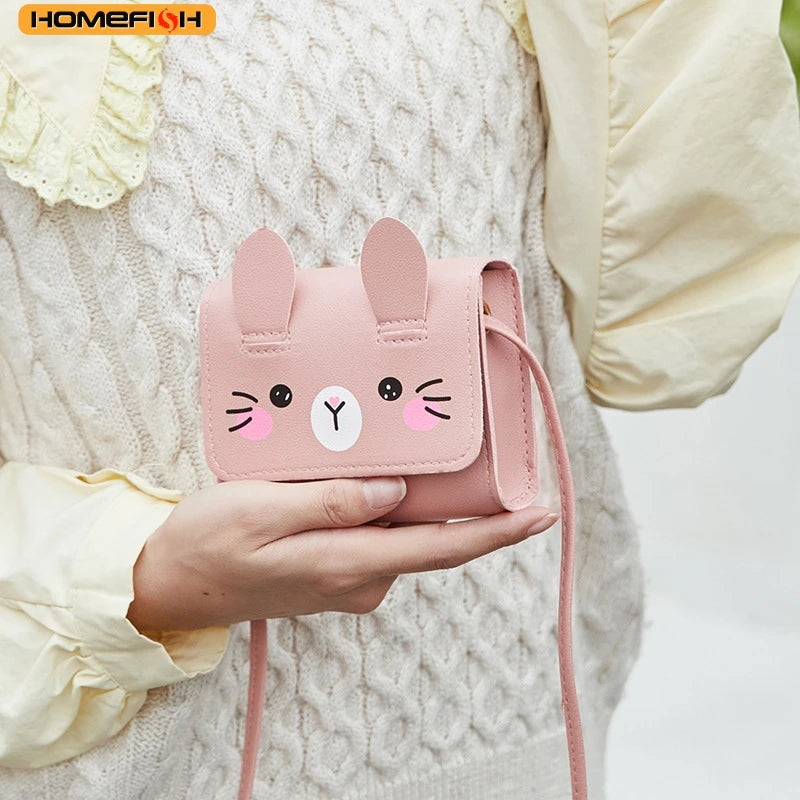 Homefish Children S Mini Handbags Princess Baby Girls Pu Leather Small Shoulder Crossbody Bags Cute