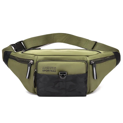 Oxford Waterproof Waist Bag Sports Running Mobile Phone Storage Large Capacity Multifunctional