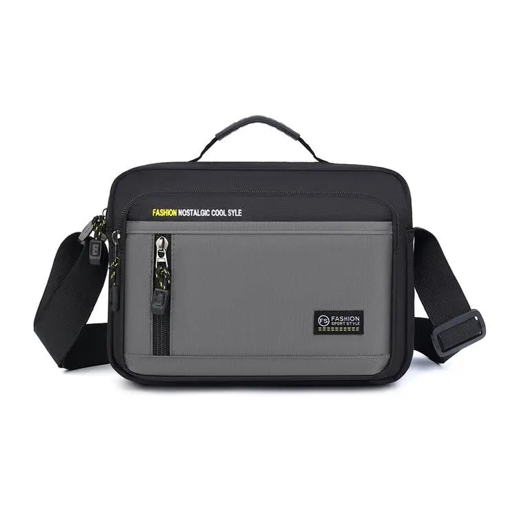 Durable Oxford Fabric Simple Square Commuter Single-Shoulder Bag Versatile Hand-Held Crossbody Bag