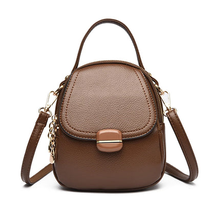 Mini PU Leather Crossbody Bag for Women