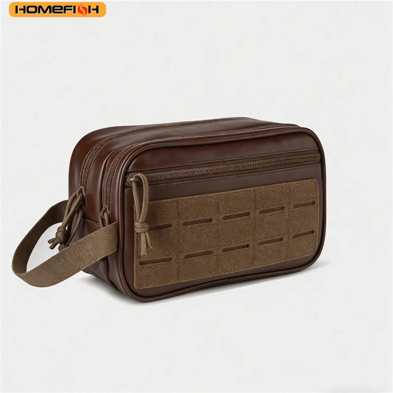 Homefish Tactical Toiletry Bag Men Hygiene Tool Molle Pouches Small Dopp Kit Mens Shaving Travel