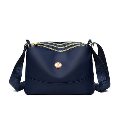 Waterproof Nylon Crossbody Bag for Women – Large Capacity Multilayer Purse