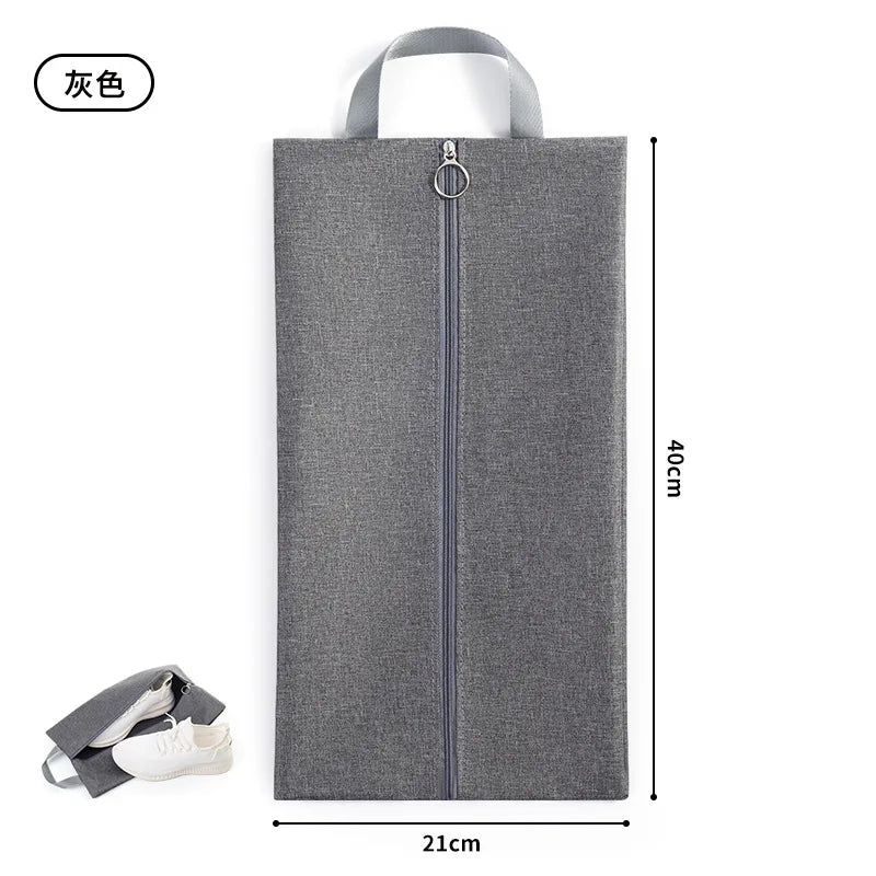Shoe Bag Waterproof Travel Dustproof Cover Moisture-Proof Storage Zipper Men Women - Waterproof