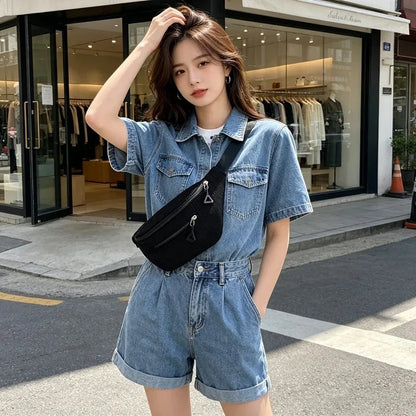Corduroy Waist Bag for Women – Casual Crossbody Fanny Pack