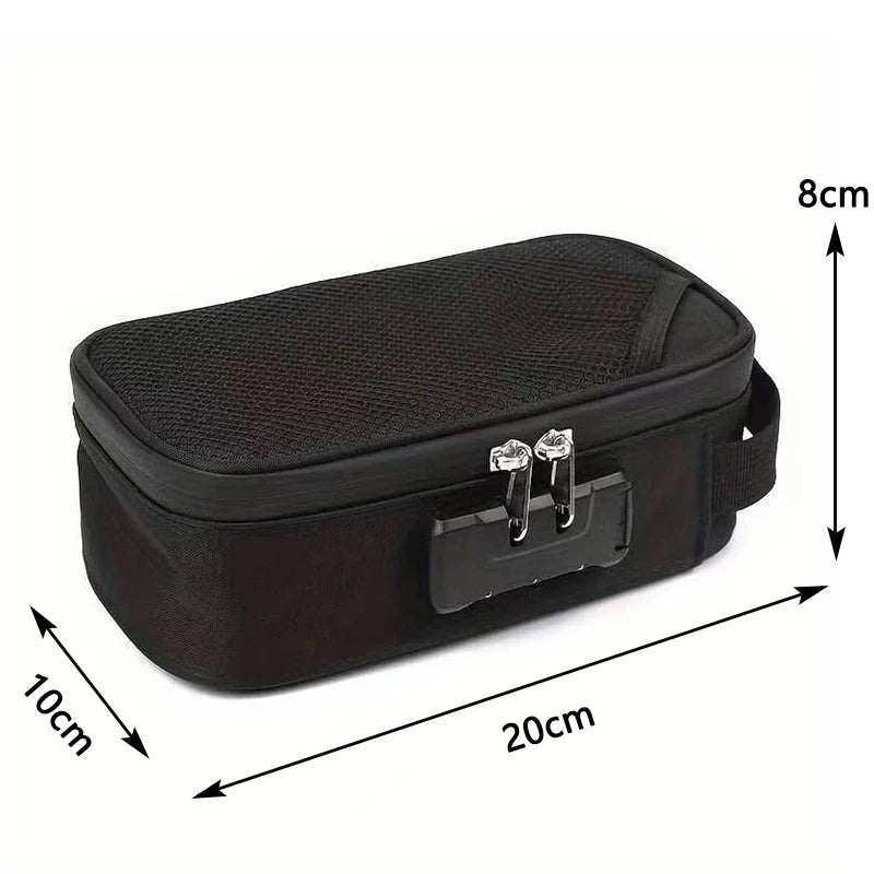 Storage Bag Combination Lock Portable Travel Organizer Case Men
