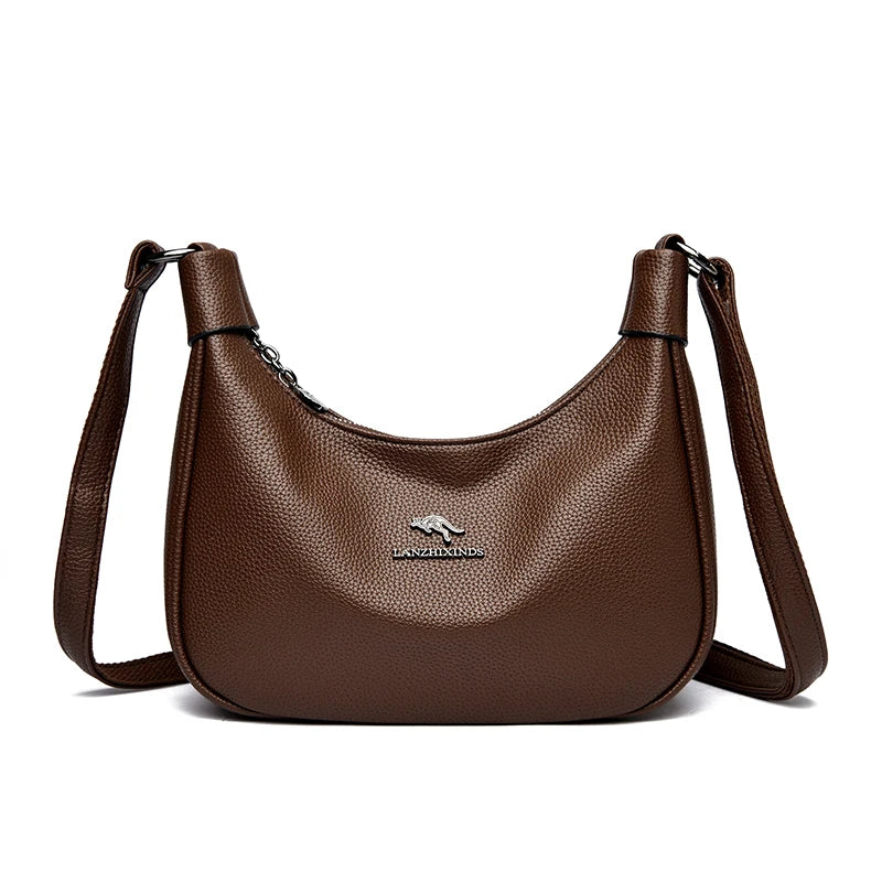 Women's Luxury Soft PU Leather Crossbody Shoulder Bag